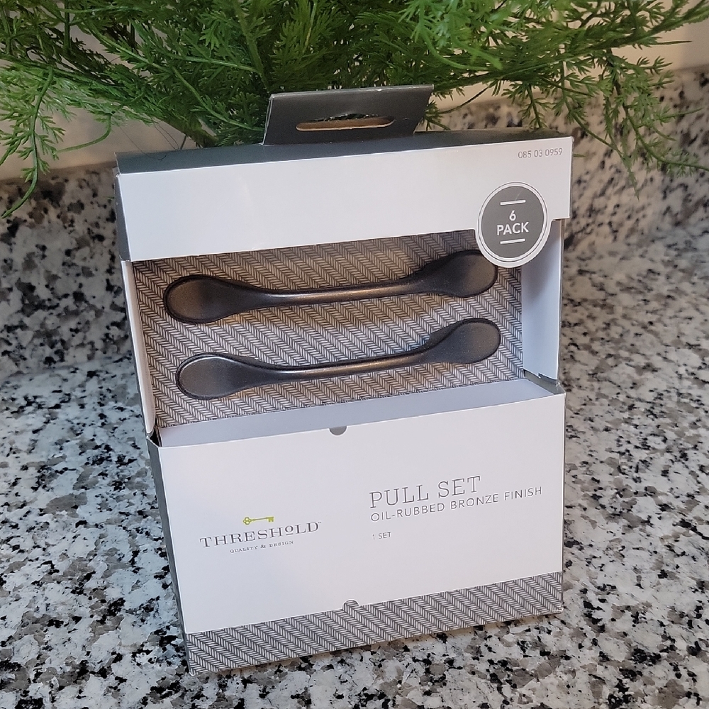 🎯Threshold Oil-Rubbed Bronze Handle Set